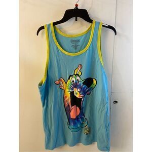 Scooby doo tank large (s18) tie dye rn#115665